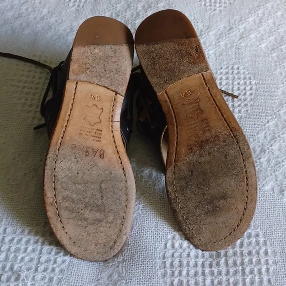 Free People Baske Brown Leather Sandals - Picture 4 of 6